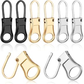 استبدال السوستة سحب الثقوب الصغيرة 18pcs قابلة للفصل سوستة رقيقة استبدال منزلق صغير السوستة السوستة سحب علامة تبويب طقم ثقيلة لسترات الابتزازات على الظهر محفظة الحذاء معطف بانت حذاء in Kuwait