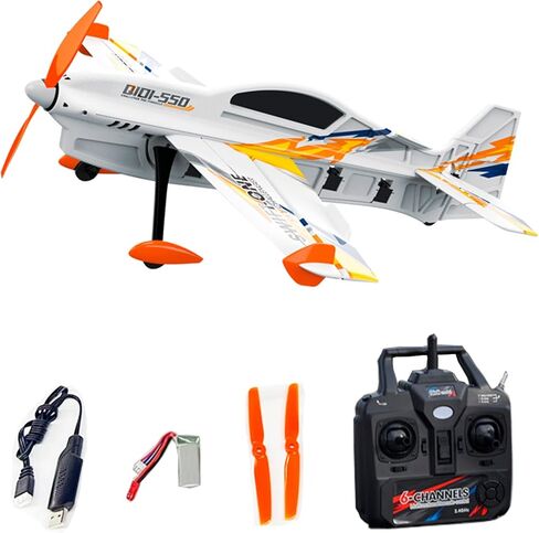 C138 RC Helicopter 2.4G 6CH 6-Axis Gyro Altitude Hold 1/33 Remote Control Plane Ready to Fly RTF(RED-White) in Kuwait