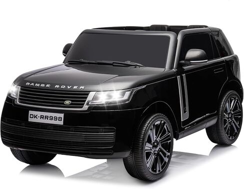 24V Licensed Land Rover Ride On Car, Kids Electric Car with 2-Seater, Parent Remote Control, 3 Speeds, Wireless Music, MP3 Player, Electric Car for Kids Ages 4-8, White in Saudi Arabia