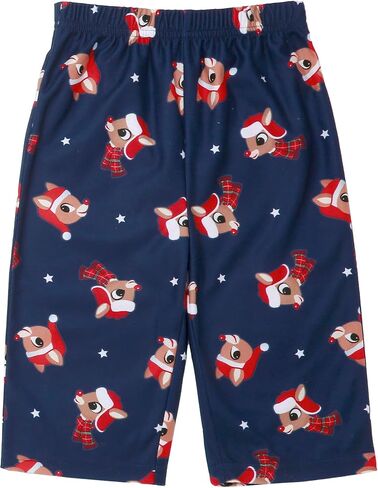 طقم بيجامة للأطفال مكون من قطعتين من معطف أمامي لعيد الميلاد من Baby Starters يضم رودولف حيوان الرنة ذو الأنف الأحمر والأصدقاء in Kuwait