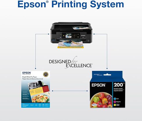 Epson 200 DURABrite Ultra Ink High Capacity Black Cartridge (T200XL120-S) Works with Workforce WF-2520, 2530, 2540, Expression XP-200, 300, 310, 400, 410 in Saudi Arabia