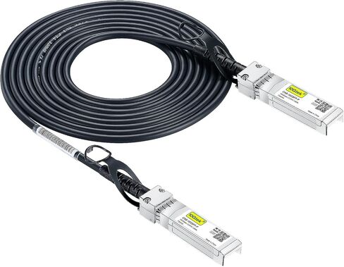10Gtek SFP+ DAC Twinax Cable - 10GBASE-CU Passive Direct Attach Copper SFP Cable for Cisco SFP-H10GB-CU10M, Ubiquiti UniFi UC-DAC-SFP+, Meraki, Fortinet, D-Link and More, 10-Meter(32.8ft) in Saudi Arabia