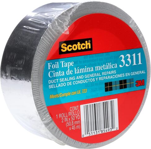 Scotch Stucco Tape, 1.88 in x 60yd, 30 Day Clean Removal, Heavy-Duty Outdoor Stucco Tape, UV & Moisture Resistant, Water Resistant Poly Backing, 1 Roll, Red (3260-A) in Kuwait