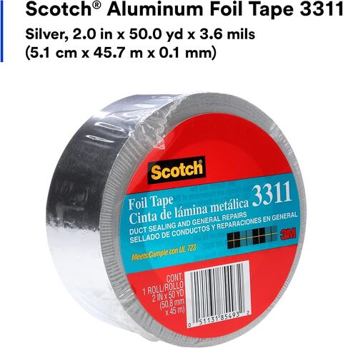 Scotch Stucco Tape, 1.88 in x 60yd, 30 Day Clean Removal, Heavy-Duty Outdoor Stucco Tape, UV & Moisture Resistant, Water Resistant Poly Backing, 1 Roll, Red (3260-A) in Kuwait