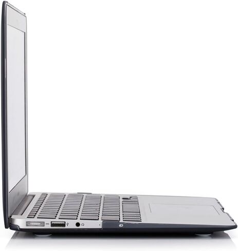 RUBAN Case for MacBook Air 13 Inch (Models: A1369 & A1466, Older Version 2010-2017 Release), Slim Snap On Hard Shell Protective Cover and Keyboard Cover, Black in Saudi Arabia