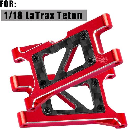 RC Aluminum Front Rear Suspension Arms&C-Hubs Steering Block Caster Blocks Upgrades Parts for 1/18 LaTrax Teton,Suspension Arms&Stub Axle Carriers Knuckles Set,Replace Parts 7630 7532 7552X(Pink) in Kuwait