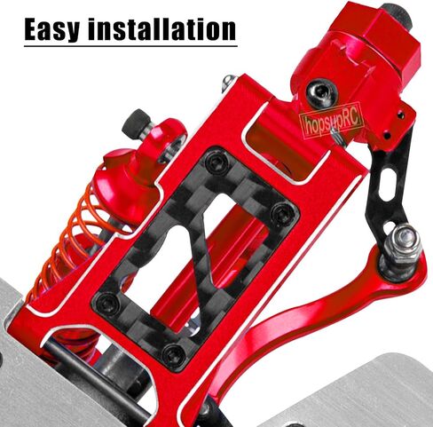 RC Aluminum Front Rear Suspension Arms&C-Hubs Steering Block Caster Blocks Upgrades Parts for 1/18 LaTrax Teton,Suspension Arms&Stub Axle Carriers Knuckles Set,Replace Parts 7630 7532 7552X(Pink) in Kuwait