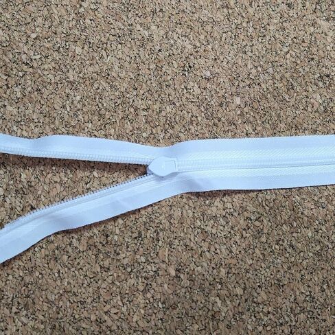 Leekayer 25PCS Invisible Nylon Coil Zipper 40cm,Clothing Zipper,DIY Sewing Tools for Craft Special Ivisible Zippers(16 inch,White) in Kuwait