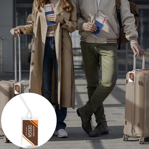 100 Pack 5 Mil Laminating Pouch with Clear Loop 2 1/2" x 4 1/4" Luggage Tag Laminating Pouches with Slot Hole Thermal Laminate Pouch Tags Kit Resealable for Work Permits Pass Cards Student ID Cards in Saudi Arabia