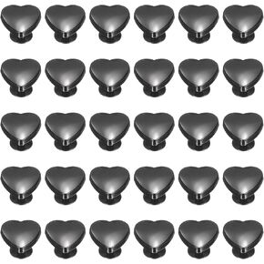 uxcell 30 Pcs Metal Stud Rivets 10mm Heart Shape Decoration Stud Rivet Screw Back Studs for Leather Bags Belt Clothes Shoes Purse Supplies DIY Craft Making, Gold