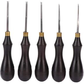 أدوات الجلود OUMEFAR ، جلدية مائلة جلدية SKIVER WOOD HANDEL TOULL TOULL LEATHER LEATHY SKIVER LEATHY TALLING TOOLING ARTSUPPLIS