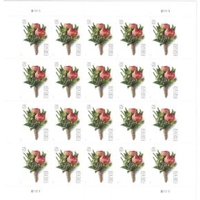 Celebration Boutonniere USPS Forever Stamps Sheet of 20 - New Stamp Issued 2017