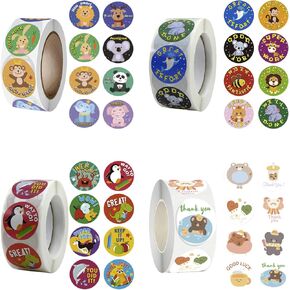 2000 PCS Stickers for Kids Classroom 32 Different Pattern Designs of Motivational Stickers 1 Inch Kids Stickers for Children 's Training Holiday Rewards, Potty Training, Teacher Supplies