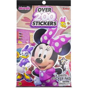 Disney Minnie Mouse Bowtique Sticker Pad Over 200 Stickers