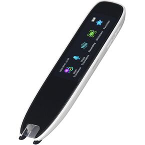 Ejoyous Scan Reader Pen, 13 Languages OCR Digital Pen Reader Supports Speech Scan to Text Translation Smart Digital Reading Translator Device for Dyslexia Elderly Kids Students