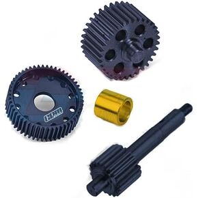 Palumma Transmission Gear Set for TAMIYA-1/10 BBX BB-01 CHASSIS-58719, Chrome Steel Gear Upgrade Parts