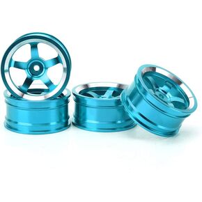 4 PCS RC Wheel Hub ، ألومنيوم سبيكة محور العجلة الملحق