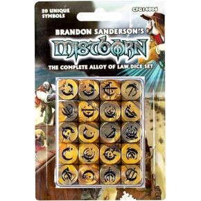 Crafty Games Mistborn Feruchemy Dice Set RPG Dice Set - Ages 13+
