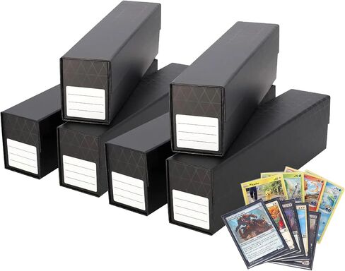 BCW QuickFold Card Storage Box for Sleeved Cards - 3 Pack | Not for Toploaders | Magnetic Closure Card Storage Box | Holds 500 to 1200 Sleeved and Unsleeved Cards Each | Mtg Card Storage in Saudi Arabia