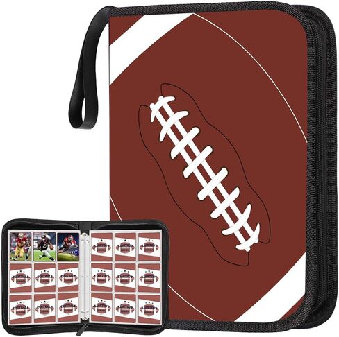 900 Pockets Basketball Card Binder Sleeves for Basketball Trading Cards, Carring Case with Basketball Card Sleeves Album Card Holder Protectors for Football Baseball Sports Card in Kuwait
