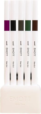 Uniball Emott Fineliner Pen 5 Pack Vintage, Office Supplies, School Supplies, Artist Supplies, Pens, Ballpoint Pen, Colored Pens, Gel Pens, Fine Point, Smooth Writing Pens in Kuwait