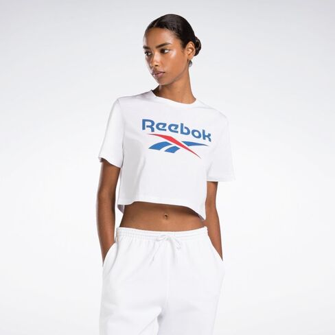 Reebok Women's Identity Big Logo Crop Tee in Saudi Arabia