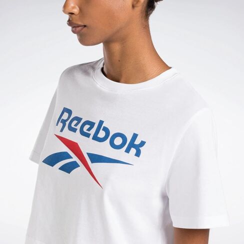 Reebok Women's Identity Big Logo Crop Tee in Saudi Arabia