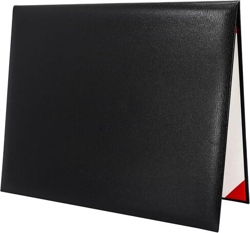 GraduatePro 11"x14" Black Diploma Cover for Graduation Certificate Holder with Red Satin Corner in Kuwait