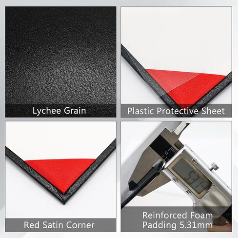 GraduatePro 11"x14" Black Diploma Cover for Graduation Certificate Holder with Red Satin Corner in Kuwait