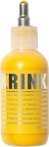 Krink K-66 Silver Paint Marker - Vibrant and Opaque Fine Art Graffiti Markers for Unique Marks on Metal Paper Painted Surfaces and More - Alcohol-Based Krink Permanent Paint Markers for Lasting Lines in Saudi Arabia