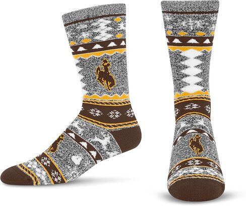 For Bare Feet NCAA UConn Huskies Ugly Holiday Sweater Sock Marble Gray Large in Saudi Arabia