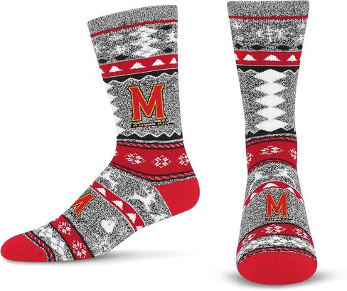 For Bare Feet NCAA UConn Huskies Ugly Holiday Sweater Sock Marble Gray Large in Saudi Arabia