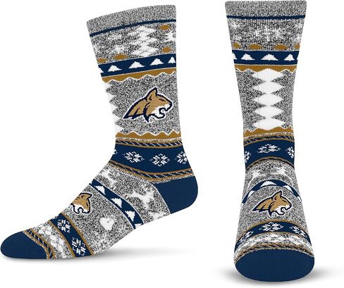For Bare Feet NCAA UConn Huskies Ugly Holiday Sweater Sock Marble Gray Large in Saudi Arabia