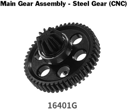 Metal Gear for Hyper Go H16BM H16GT H16DR H16PL MJX 14301 14302 1/14 1/16 Scale RC Cars - Pinion, Differential, Spur & Drive Gear Assembly in Kuwait