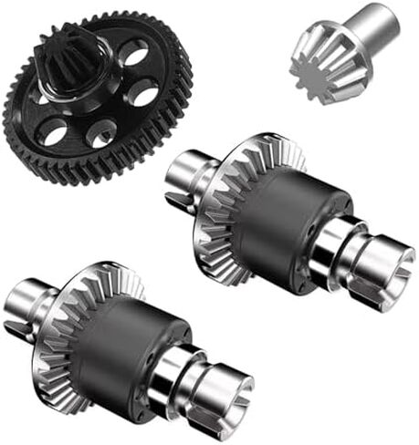 Metal Gear for Hyper Go H16BM H16GT H16DR H16PL MJX 14301 14302 1/14 1/16 Scale RC Cars - Pinion, Differential, Spur & Drive Gear Assembly in Kuwait