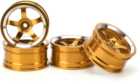 4 PCS RC Wheel Hub ، ألومنيوم سبيكة محور العجلة الملحق in Kuwait
