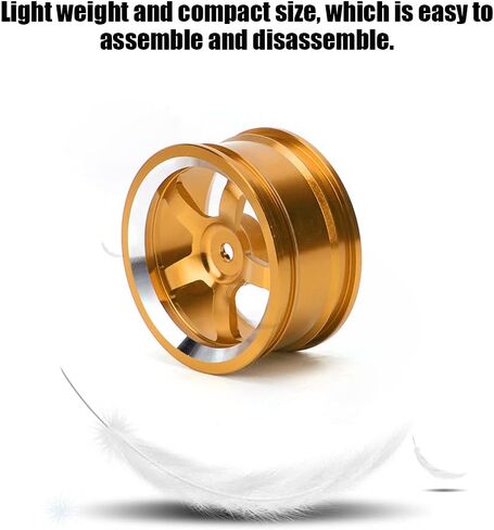 4 PCS RC Wheel Hub ، ألومنيوم سبيكة محور العجلة الملحق in Kuwait