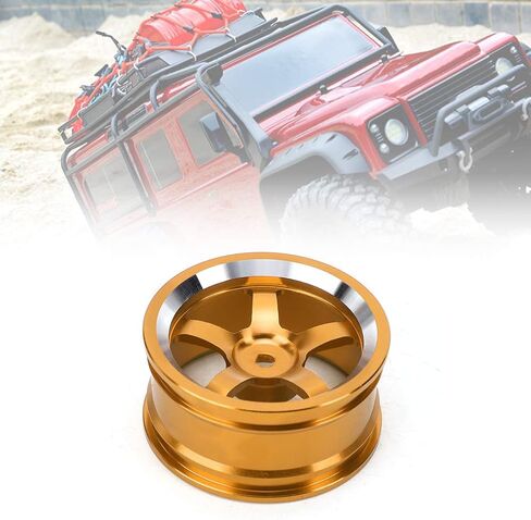 4 PCS RC Wheel Hub ، ألومنيوم سبيكة محور العجلة الملحق in Kuwait