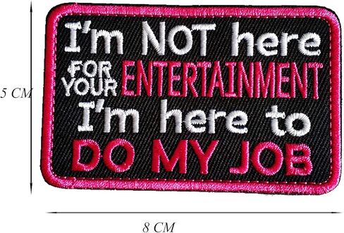 Service Dog Patch ، قم بأداء وظيفتي أنا لست من أجل تصحيح الترفيه الخاص بك لسترات الكلاب/تسخيرها ، وتصحيح الرحلات المقدمية (القيام بوظيفتي) in Kuwait