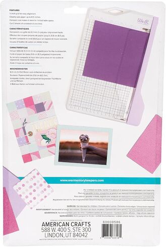 نحن نناقش حارس مرمى الذاكرة Mini Guillotine Paper-الأزرق ، قاطع الورق المدمج ، شبكة 1/4 بوصة للقطع الدقيق ، وخفض ما يصل إلى 3 أوراق ، مثالية لصنع البطاقات ، والمجلات ، ومشاريع الحرف الصغيرة in Kuwait