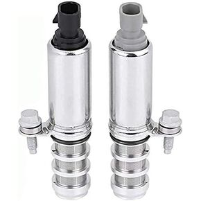 Intake & Exhaust Camshaft Position Actuator Solenoid Valve Kit for GM Chevy Cobalt Malibu G4 G5 G6 L4 HHR Buick Pontiac Equinox Lacrosse Verano 2.0L 2.2L 2.4L Engine Variable Valve Timing VVT Solenoid
