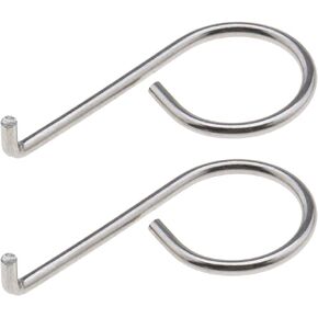 2pcs Wheel Center Lug Nut Cover Bolt Cap Removal Dismantle Tool Hook Stainless Steel 6X0012243 Compatible with VW Audi Skoda