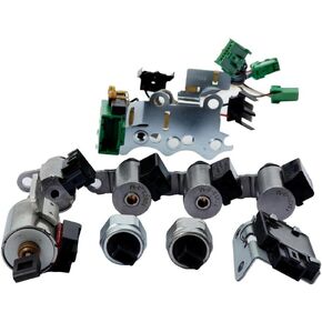 JF011E RE0F10A F1CJA CVT Valve Body Solenoids Compatible with Nissa-n Altima Rogue Sentra 9PCS