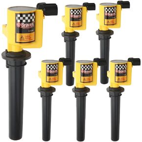 Super High Energy Ignition Coils for Ford F-150 F-250 F-350 4.6L 5.4L V8 DG508 DG457 DG472 DG491 Crown Victoria Expedition Mustang Lincoln Mercury Set of 8 (15% More Energy)