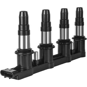 Ignition Coil Pack Fits for 1.6 1.8 L4 Chevy Cruze Sonic Aveo Aveo5 Pontiac G3 2011 2012 2013 2014 2015 2016 2017 2018 1.6L 1.8L Coil Packs Replaces UF620# 25186687 C1646