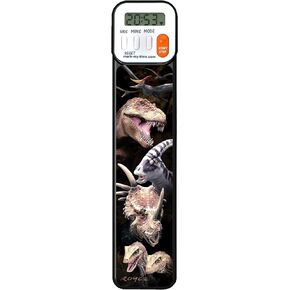 Mark-My-Time - Digital Bookmark - Mark My Time Reading Timer and Book Mark for Kids, Cool Bookmarks and Reading Incentives, Christmas Gift & Stocking Stuffer for Book Lovers - 3D Dinosaur in Kuwait