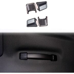 Carbon Fiber Interior Roof Top Grab Handle Decoration for Dodge Challenger 2015+