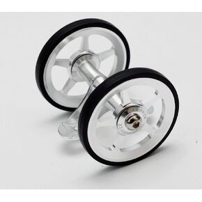 Mudguard Fender EZ wheel Hollow Design Double Easywheel Tire for Brompton Folding Bike Easy wheel Big 65g (black)