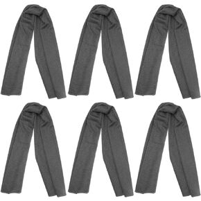 INNOLIFE 6 Pack Cooling Towels Breathable Ice Towel for Sports, Gym, Fitness, Running, Hiking, Yoga - Black