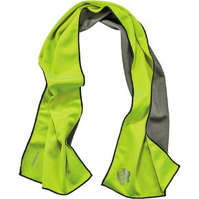 Ergodyne Chill Its 6602MF Cooling Towel, Soft Microfiber Material, UPF 50+,Blue,41" x 9.84"